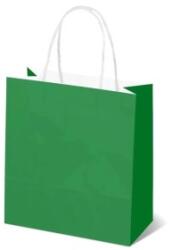 Bisbags Pungi Hartie cu Manere Rasucite, Biodegradabile, Verde Inchis, 16 x 9 x 21 cm, 100 Bucati (BBG-PK510)