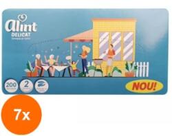 Alint Set 7 x 200 Servetele Faciale Alint, Delicate, 2 Straturi