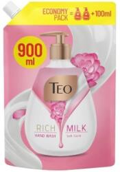 Teo Rezerva Sapun Lichid Teo Rich Milk Soft Care, 900 ml