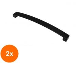 Ideal Feroluc Set 2 x Maner Model B0010, 160 mm, Finisaj Negru Mat (EDI-2xIFR-18311)