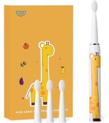 JTF Periuta Dinti Electrica Copii, JTF Sonic, Galbena, J20C, 4 Capete Periuta, Cablu Incarcare (SMT-1376)