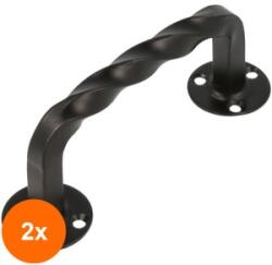 Ideal Feroluc Set 2 x Maner Model Picon, 130 mm, Finisaj Negru (EDI-2xIFR-18341)