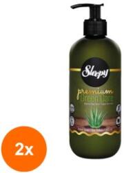 Sleepy Set 2 x Sapun Lichid Sleepy Premium, Green Care, Natural Aloe Vera, 500 ml