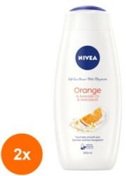 Nivea Set 2 x Gel de Dus Nivea Portocale si Avocado, 500 ml