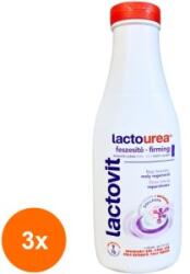 Lactovit Set 3 x Gel de dus Lactovit Lactourea, Colagen Firming 600 ml