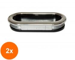 Ideal Feroluc Set 2 x Maner Ingropat Oval Crom (EDI-2xIFR-19540)