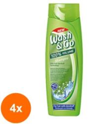 Wash&Go Set 4 x Sampon Anti-matreata Wash & Go, 180 ml