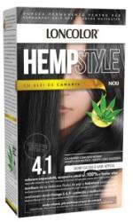 LONCOLOR Vopsea de Par Permanenta Loncolor Hempstyle cu Ulei de Canabis, 4.1 Castaniu Cenusiu Mediu, 100 ml