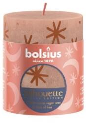 Bolsius Lumanare Stalp Bolsius, Crem cu Print, 80 x 68 mm (LCA-STR-80/68-22-PRINT-CCL)