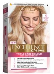 L'Oréal Vopsea de Par Permanenta cu Amoniac L'Oreal Paris Excellence Creme 9 Blond foarte Deschis, 192 ml