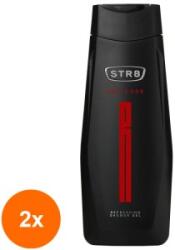 STR8 Set 2 x Gel de Dus STR8 Red Code, pentru Barbati, 400 ml