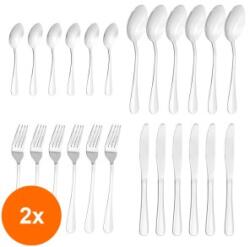 Grunberg Set 2 x Tacamuri din Inox 24 Piese Grunberg Gr134 (GUJ-2xGR134) Tacam