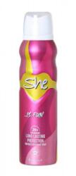 SHE Deodorant Spray She Is Fun, Femei, 150 ml