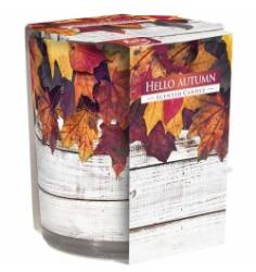 LCA Lumanare Parfumata in Pahar Imprimat, Hello Autumn, 22 Ore (LCA-SN72S-43)