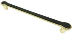 Ideal Feroluc Maner Model Ruben, 128 mm, Finisaj Negru Mat/Auriu Lucios (IFR-18507)