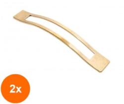Ideal Feroluc Set 2 x Maner Model Palmira, 160 mm, Finisaj Antic Auriu (EDI-2xIFR-69624)