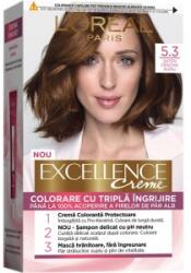 L'Oréal Vopsea de Par Permanenta cu Amoniac L'Oreal Paris Excellence Creme 5.3 Saten Deschis Auriu, 192 ml