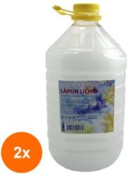 Vetro Design Set 2 x Sapun Lichid, Alb Sidefat, pH Neutru, Viora, 5 l