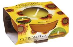 LCA Lumanare Citronella, Recipient Teracota, 10 Ore (LCA-CIT-TK)