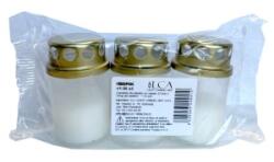 Bispol Candela cu Capac Bispol Alb, 13 Ore, 3 Bucati (LCA-V1-30-A3-A)