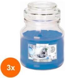 LCA Set 3 x Lumanare Parfumata in Pahar cu Capac Anti - tabac, 28 Ore (GIL-3xLCA-SND71-69)