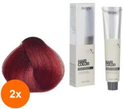Maxima Set 2 x Vopsea Profesionala Maxima, Mixton Rosu, 100 ml