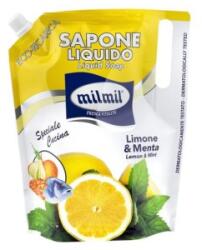 MilMil Rezerva Sapun Lichid Mil Mil Eco, cu Lamaie si Menta, 900 ml