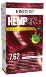 LONCOLOR Vopsea de Par Permanenta Loncolor Hempstyle cu Ulei de Canabis, 7.62 Rosu Intens, 100 ml