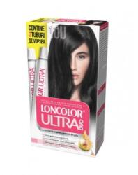 LONCOLOR Vopsea de Par Permanenta Loncolor Ultra Max, 1 Negru, 200 ml