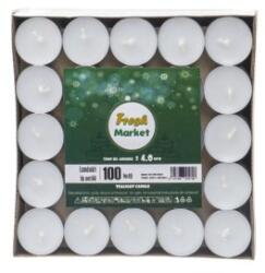 Z-tools Lumanari Decorative, Timp de Ardere 4h, 14 g, Alb, 100 Bucati (ZLN-ZTS8450)
