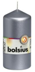 Bolsius Lumanare Stalp 120 x 58 mm Bolsius, Argintiu (LCA-STB-120/58-81)