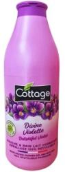 Cottage Gel de Dus si Lapte de Baie Cottage cu Violete, 750 ml