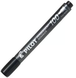 Pilot Permanens marker P100, 2-4, 5 mm, kerek hegyű, fekete Pilot