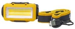 Z-TOOLS Lanterna Cap W6103A, USB, 8 Moduri Iluminat, Galben (ZLN-ZTS8206)