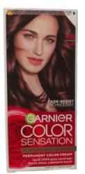 Garnier Color Sensation Vopsea de Par Permanenta cu Amoniac Garnier Color Sensation 4.15 Saten Glacial, 110 ml