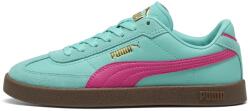 PUMA Puma, Club II Era műbőr sneaker nyersbőr részletekkel, Zöld, Fukszia, 37 EU (401489-04-4)