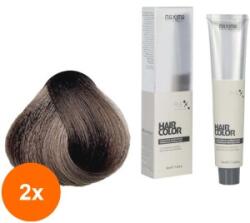Maxima Set 2 x Vopsea Profesionala de Par Maxima, 7.7 Blond Nisipiu, 100 ml