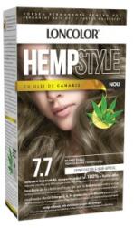 LONCOLOR Vopsea de Par Permanenta Loncolor Hempstyle cu Ulei de Canabis, 7.7 Blond Tabac, 100 ml
