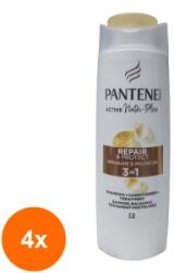 Pantene Set 4 x Sampon Pantene, Active Nutri-Plex Repair & Protect, 200 ml