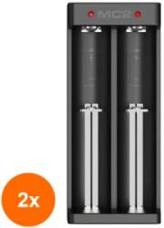 Xtar Set 2 x Incarcator Acumulatori Li-ion, 2 Canale, MC2 Xtar (TIV-2xCHAR-LI-MC2-XTR) Incarcator baterii