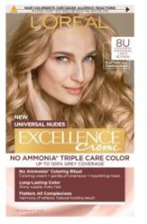 L'Oréal Vopsea de Par Permanenta L'Oreal Paris Excellence Universal Nudes, 8U Universal Light Blonde, 192 ml
