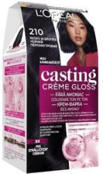 L'Oréal Vopsea de Par Semi-Permanenta fara Amoniac L'Oreal Paris Casting Creme Gloss 210 Negru Albastrui, 180 ml