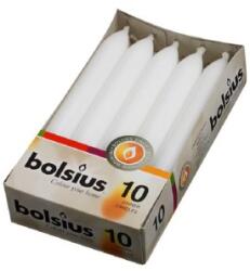 Bolsius Lumanare Cilindrica Bolsius Alb, 10 Bucati (LCA-CIB-10-202)
