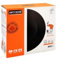 Arcopal Serviciu de Masa 18 Piese, Zelie Black, Sticla Opal, Negru (MRK-503231)