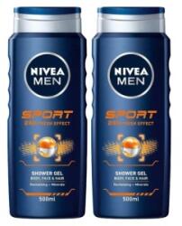Nivea Set 2 x Gel de Dus Nivea Men Sport, cu Minerale, 500 ml