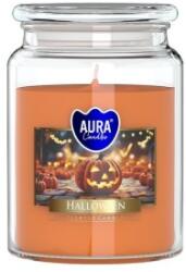 AURA Lumanare Parfumata in Borcan cu Capac, Halloween, Timp de Ardere 100 Ore, Aura (LCA-SND99-466)