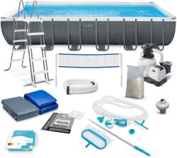 Intex Fémvázas kerti medence 975 x 488 x 132 cm 16 az 1-ben INTEX 26378 (26378-9W1)