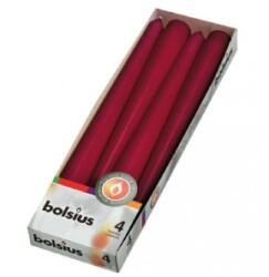 Bolsius Lumanare Conica Bolsius Burgund, 4 Bucati (LCA-COB-04-44-A4)