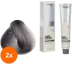 Maxima Set 2 x Vopsea Profesionala de Par Maxima, 9.11 Blond Cenusiu Intens Foarte Deschis, 100 ml