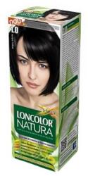 LONCOLOR Vopsea de Par Permanenta Loncolor Natura 1 Negru Intens, 100 ml